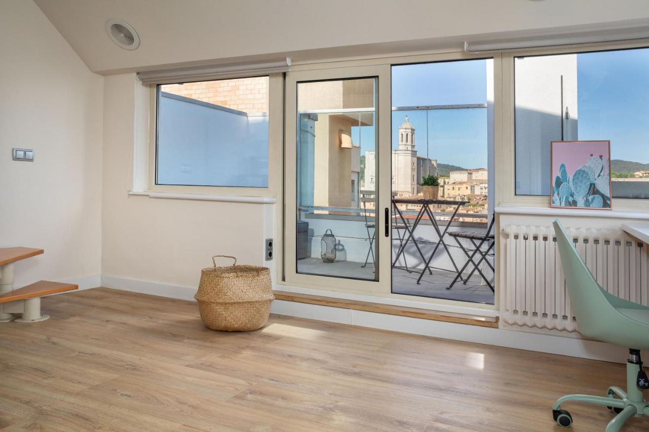 ジローナFlateli Penthouse Jaume Iアパートメント エクステリア 写真